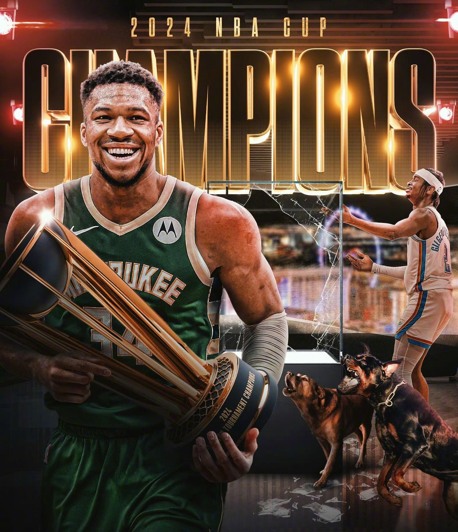 包含德国男篮逆转篮网，字母哥惊艳世界的词条